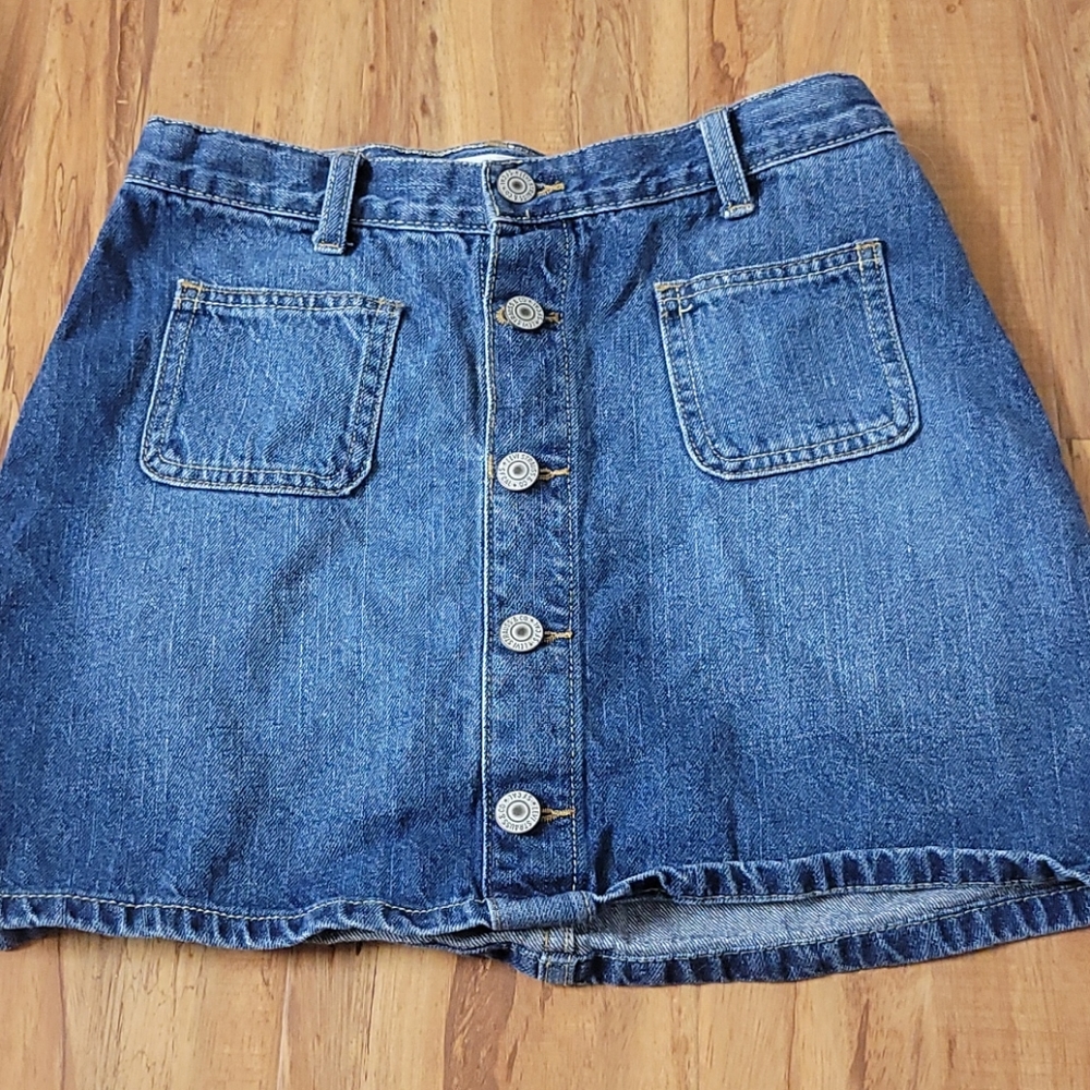 Levi's Strauss High Rise Denim Skirt Size 28
